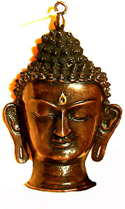 Buddha Maske, Messing