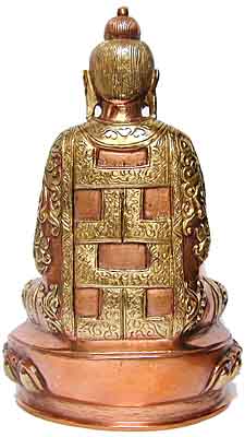 Amitabha Buddha  Kupfer/Messing