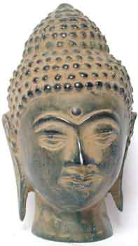 Buddha Kopf Bronze