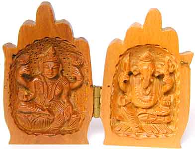 Namaste Krishna mit Ganesh