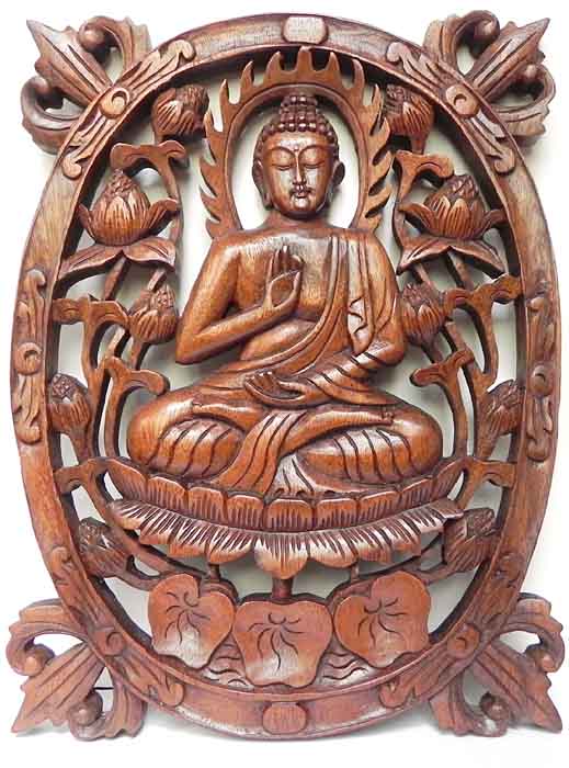 Buddha in  Lotosblüte