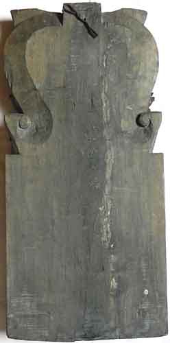 antikes tibetisches Holzrelief